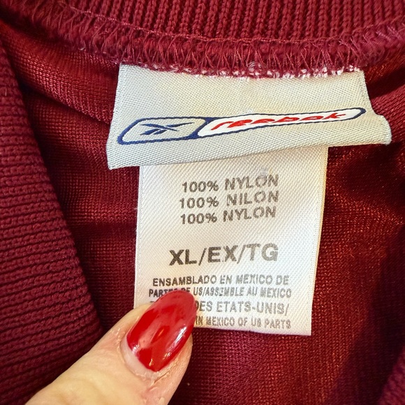 Vintage Darrell Green Washington Redskins Jersey Reebok NFL XL Maroon 28 - Picture 3 of 10